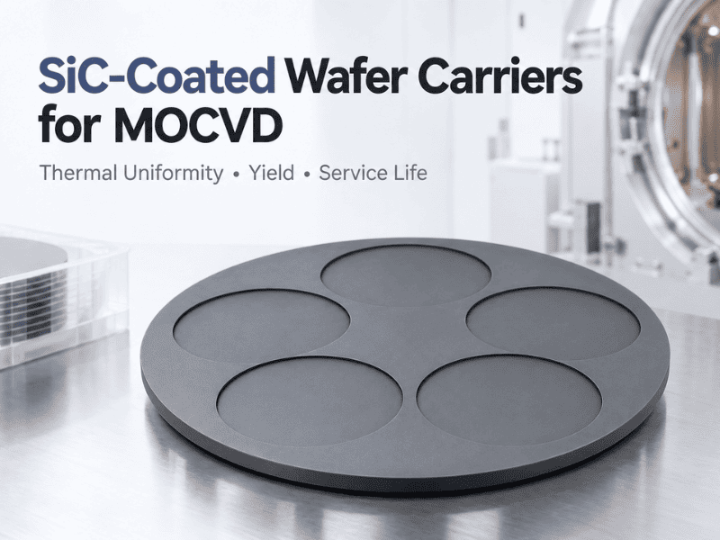 MOCVD کے لیے SiC- Coated Wafer Carriers: تھرمل یکسانیت، پیداوار اور سروس لائف